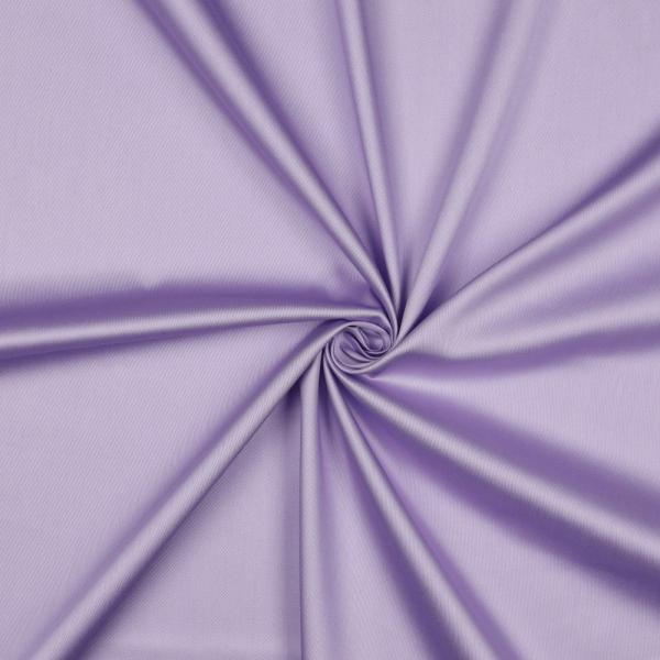 Baumwoll Satin Hell Lila